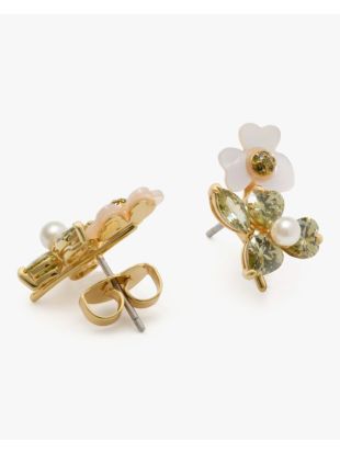 Precious Pansy Cluster Studs