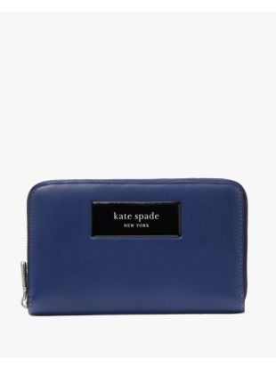Label Medium Zip-Around Wallet