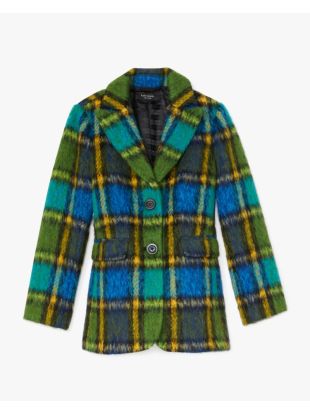 Grand Plaid Wool Jacket